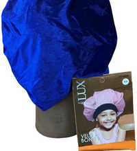 Load image into Gallery viewer, luxury Silky Kids velvet Bonnet